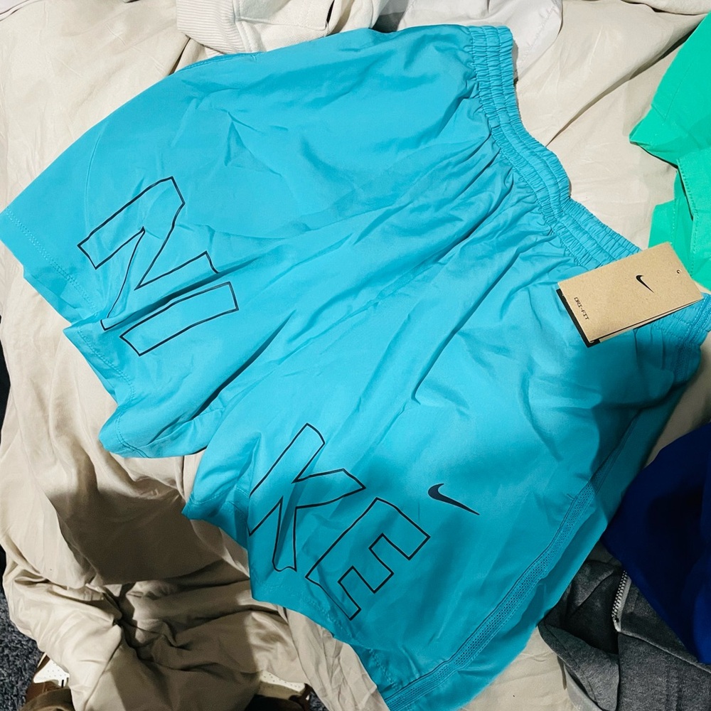 Nike boys Teal Athletic Shorts